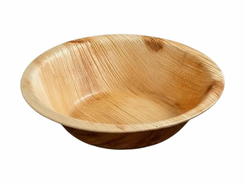 4 Inch Round Areca Leaf Bowl