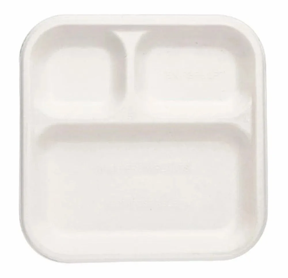 Bagasse meal tray