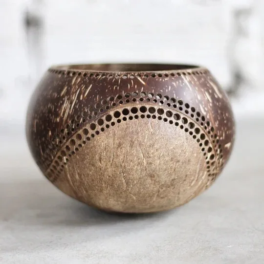 Decorative Coconut Bowl