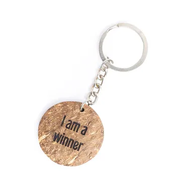 Coconut Shell Keychain